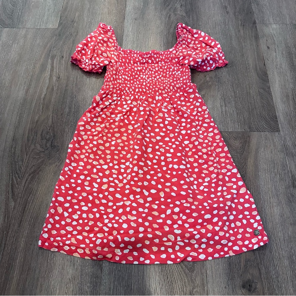 Roxy girls red mini dress